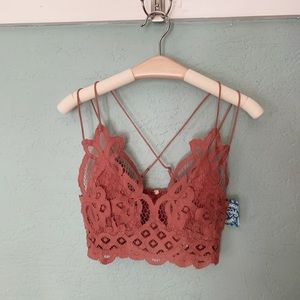 Free People FP Adella Crochet Bralette